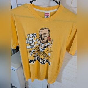 HOMAGE Yellow Short Sleeve Pat Freiermuth Tee Size Small